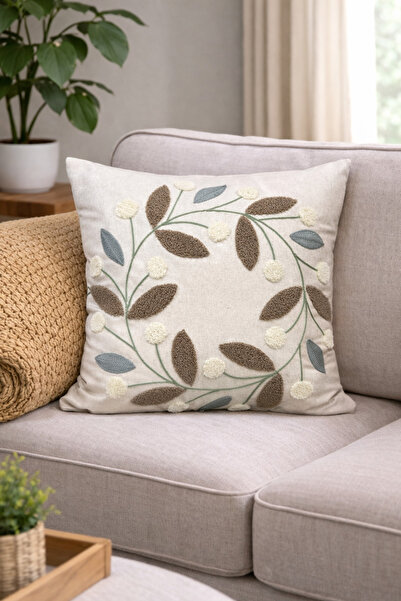 metin tekstil Husă decorativă pentru pernă de 43x43 cu 2 perforații