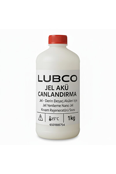 LUBCO jel akü sıvısı jel akü Elektrolit Rejeneratör jel sıvısı 1 KG