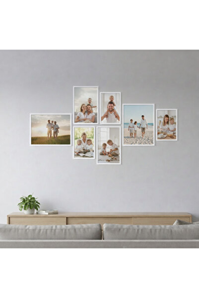 Aura Mia Store Set of 7 Pieces – Personalized Photos with Frame, Wall Collage...