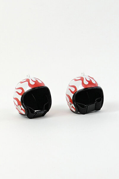 ChillOutlet Set de 2 brelocuri cască de motocicletă