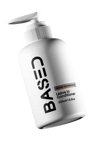 Based Bodyworks Premium Leave-In Conditioner for Men - Instant Frizz Control ...