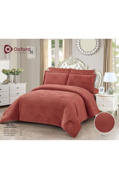 OXFORD HOME Oxford velvet winter bedspread, 6 pieces