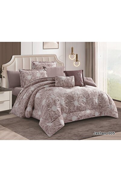 HOURS Two winter blankets in velvet and soft fur with an elegant design, 240x260