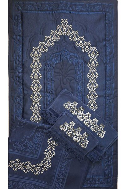 SARRA HOME Çeyizlik El İşlemesi Kanaviçe Seccade ve Havlu Seti Bohça Seti - L...