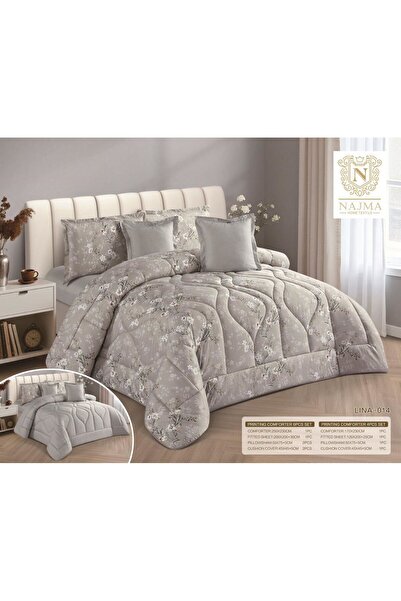 NAJMA Lina's Elegant Summer Bedspread, Single and a Half Size, 4 Pieces