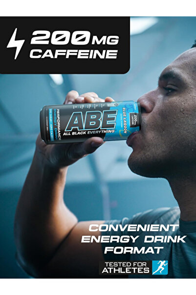 applied nutrition بري وورك اوت ايه بي ايه مشروب طاقة بلو لاقون-شدة 12 حبة - ABE Energy Drink 12 Pieces