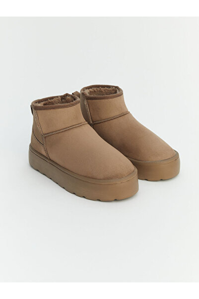 LC Waikiki Rmz Gi̇yi̇m Farkiyla Women's Faux Fur Boots