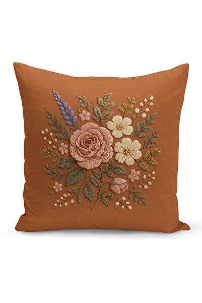 Bertille Home Θήκη για μαξιλάρι ριχτάρι με ψηφιακή εκτύπωση διπλής όψης (εμφά...