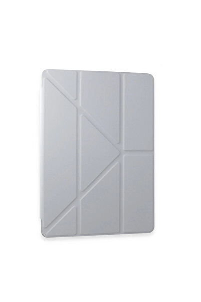 eco port حافظة تابلت سامسونج جالاكسي تاب A9 مع حامل قلم - رمادي