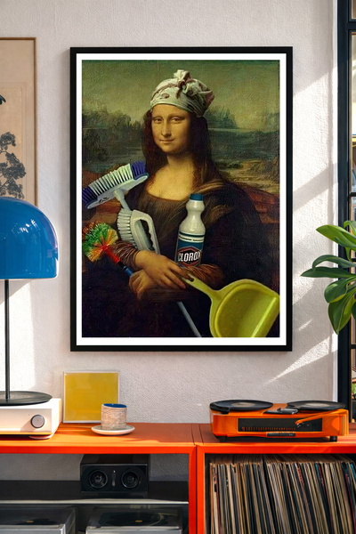 Koi Art Design Μοντέρνος πίνακας ζωγραφικής με μαύρο πλαίσιο, μονοκόμματος, μ...