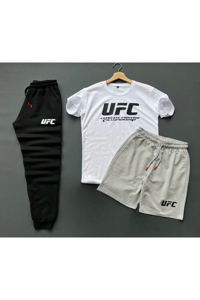 FS CABİN مجموعة صيفية جديدة من 3 قطع: تي شيرت وبنطلون رياضي وشورت