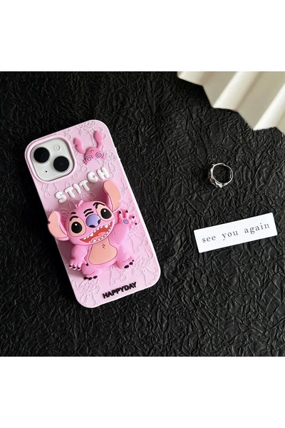 HYPERSOFT حافظة سيليكون ناعمة على شكل عجينة مع نمط ستيتش اللطيف، متوافقة مع آ...