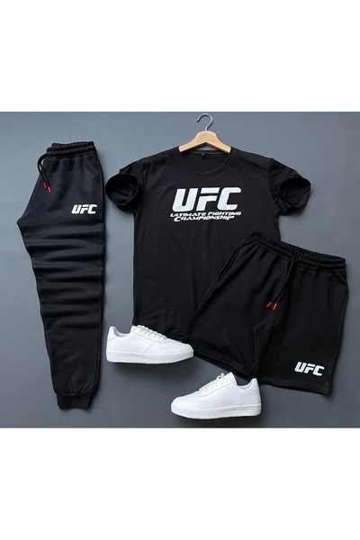 FS CABİN مجموعة صيفية جديدة من 3 قطع: تي شيرت وبنطلون رياضي وشورت