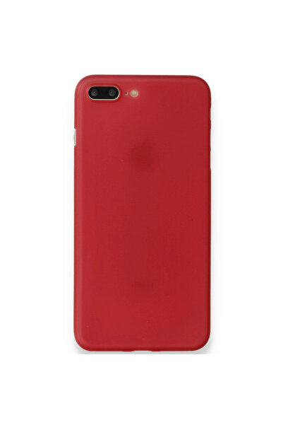 FREEDOM STOREE حافظة آيفون 8 بلس من البولي بروبيلين، غطاء رفيع للغاية - أحمر