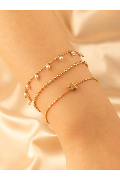 Take Two By Styli Set of 3 - Ball Chain Bracelets