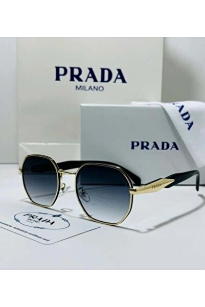 Prada Gold Sunglasses