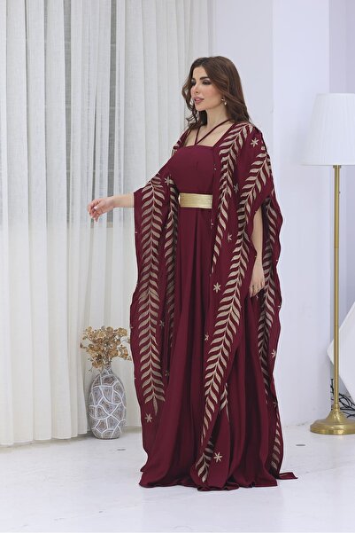 modern designer Luxurious jalabiya with a shawl design