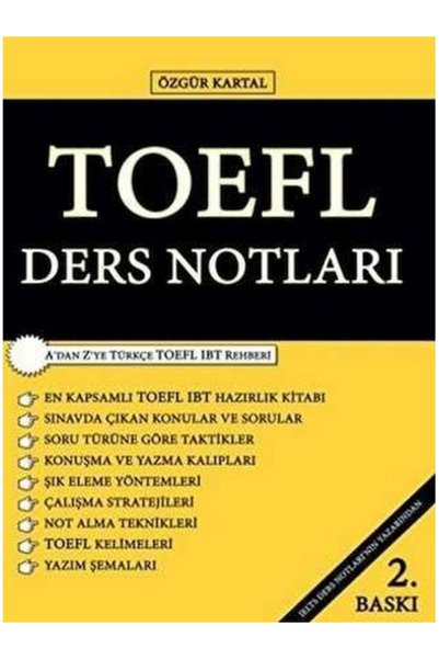 Generic Brand Toefl Class Notes Özgür Kartal