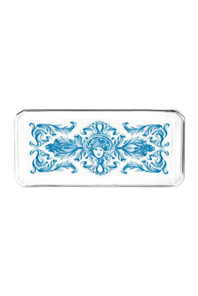 Sivella Blue Blanc Royale Glass Plate