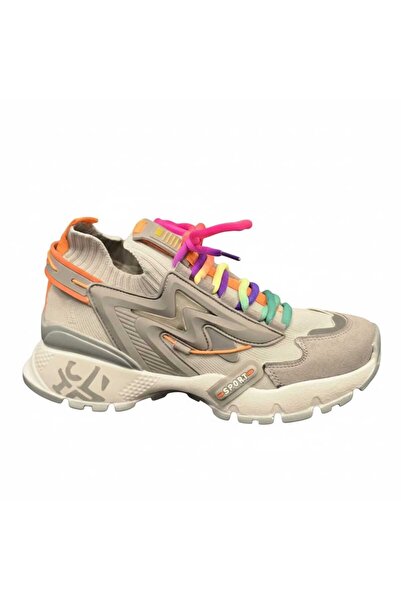 SNİCKER Kadın Sneaker Yüksek Taban Bağcıklı Spor Ayakkabı