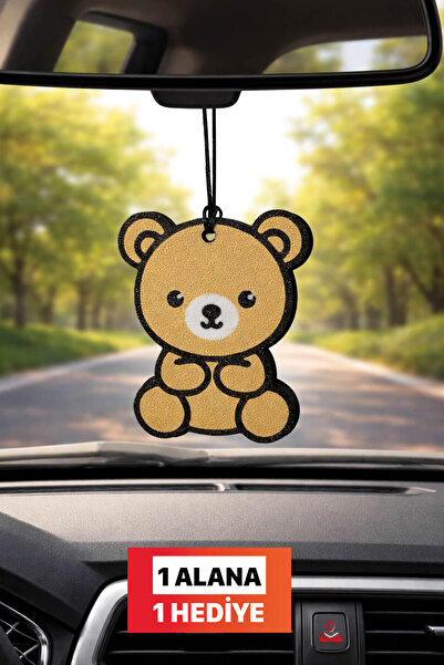 expres hediye زينة مرآة السيارة على شكل دمية دب تيدي لطيفة |   زخرفة مرآة الر...