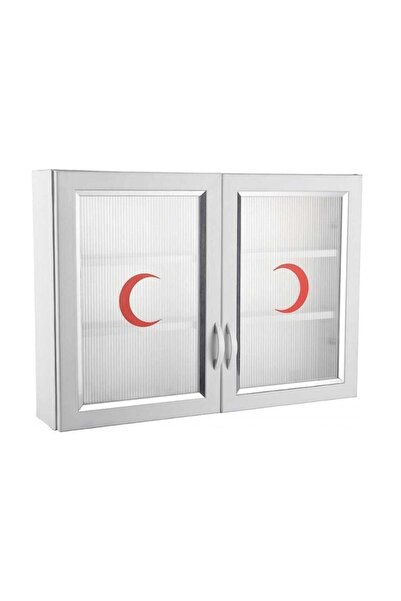 Saatistan Sağlam ve şık PVC 2 Kapaklı Ecza Dolabı, Güvenle Saklama İçin Tasar...