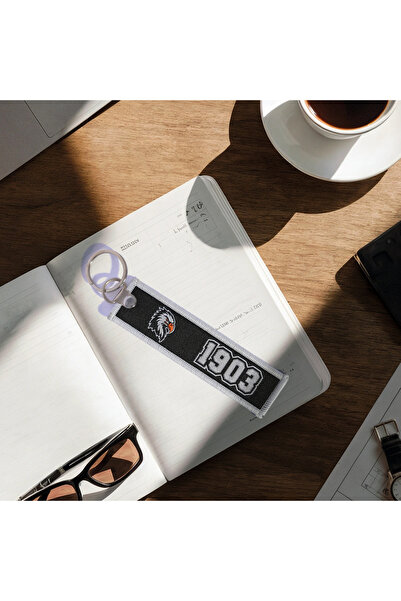 ALKAN ASKERİ MALZEMELER VE TEKSTİL Beşiktaş 1903 Nakış İşlemeli Bez Anahtarlı...