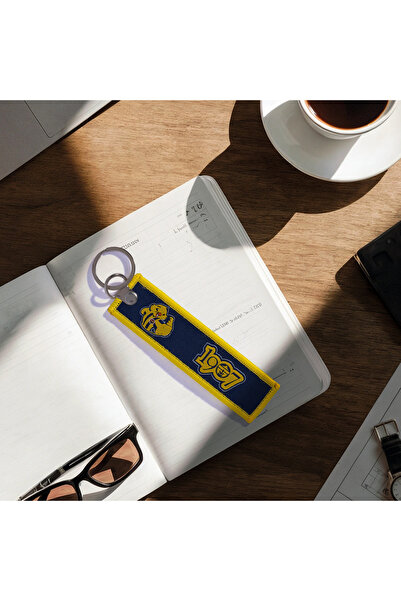 ALKAN ASKERİ MALZEMELER VE TEKSTİL Fenerbahçe 1907 Nakış İşlemeli Bez Anahtar...