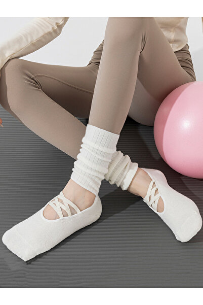 Styli Silicon Grip Cross Over Straps Yoga Socks