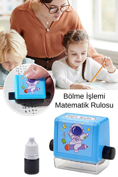 Privo Matematik İşlem Rulosu Bölme İşlemi Alıştırma Eğitici Oyuncak Bölme İşl...