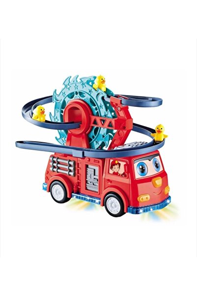 DISTORIATOYS Interactive toy for children, with sounds and lights, fire truck...
