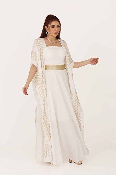 modern designer Luxurious jalabiya with a shawl design