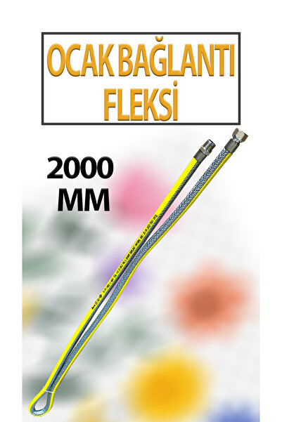 NATUREL Ocak Bağlantı Fleksi 2000 Mm (2 Metre) Uzunluğunda 1/2 Lik