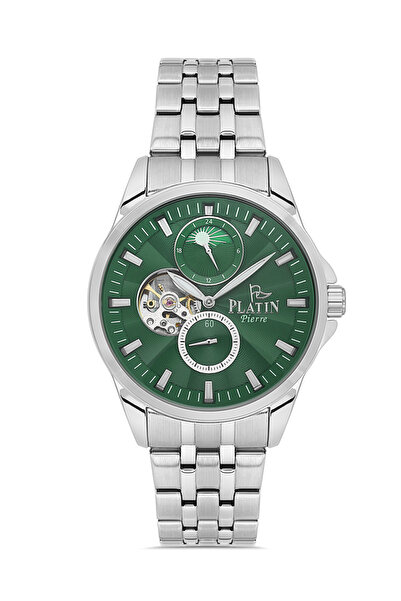Platin Pierre Pl-1278Ga-A10 Steel Band Functions Active Automatic Men's Wrist...