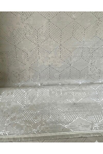 Deffino home Krem Açık Gri İnce Sık Dokuma Saten Bambu Parlak Yüzey Kaymaz Öz...