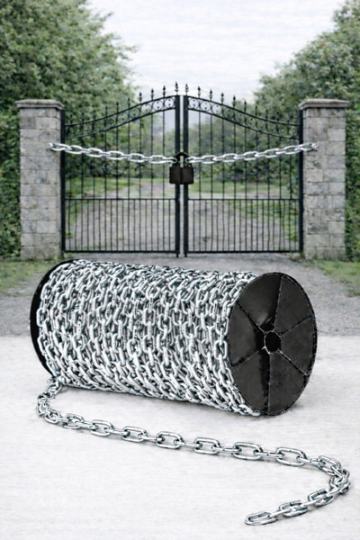Vi Caro 4 mm kalınlık Galvaniz Zincir 2 Metre | Paslanmaz Sanayi Zinciri | Ba...