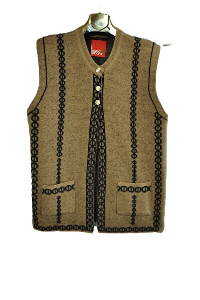 elma abone Women's Winter Beard Knitting Vest