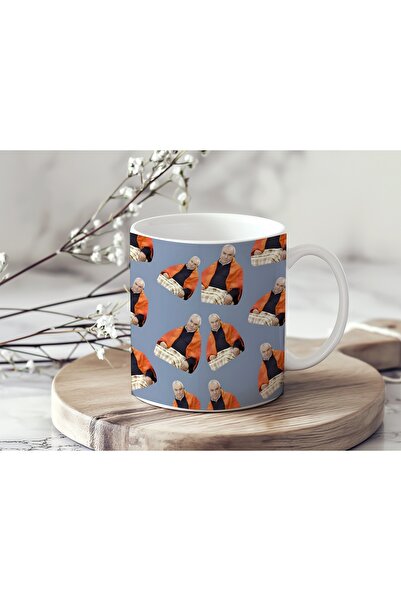 Beramussa Ali Rıza Patterned Design Series Mug – Nostalgic and Humorous Gift