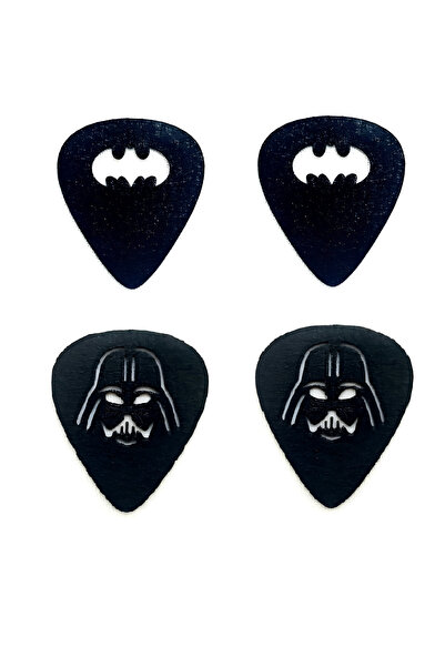 stdeta Batman/Darth Vader Dekoratif Pena 4 Adet 1 MM