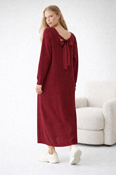 TOFAN TRİKO Ribbon Detailed Dress