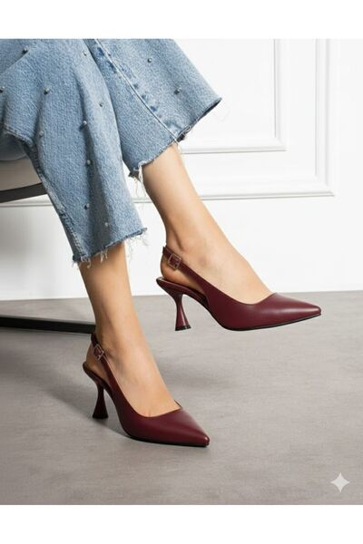 Efulia Pointed Toe Slingback Women's High Heels (9cm)