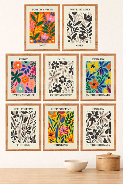 UNT Σετ ζωγραφικής MDF με εκτύπωση UV 8 τεμαχίων με θέμα την κίνητροσύνη – Μο...