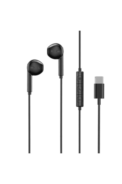 RavPower Type-C wired earphones, black