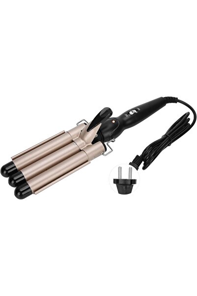 KlaussTech Επαγγελματικό ψαλίδι μαλλιών με 3 στοιχεία, ρυθμιζόμενη θερμοκρασί...