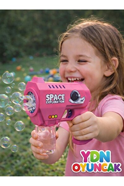 ydn Pilli ve Işıklı Köpük Tabancası, Baloncuk Çikaran Tabanca Baş Çek Sisteml...