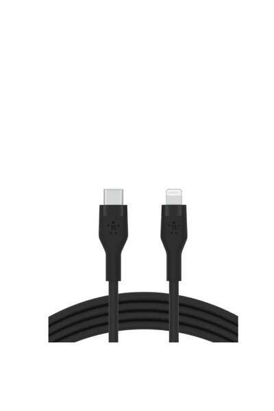 Belkin Type-C to Lightning Charging Cable, 1 Meter, Rubber - Black