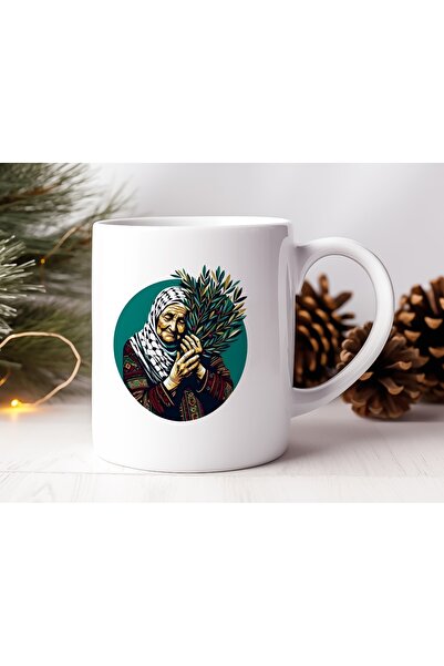 Beramussa Traditional Nine-Character Illustration Design Mug - Cultural and E...