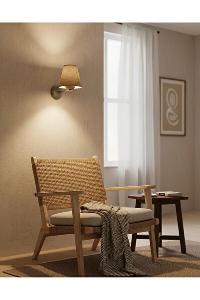 BİAVİZE HASIR GÖRÜNÜMLÜ RETRO DUVAR APLİK