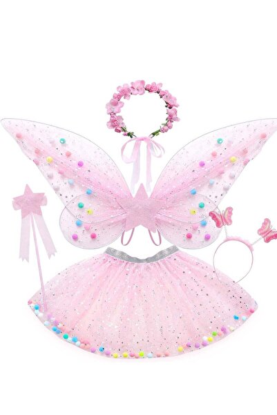 Generic Fairy Dressing up Costume for Girls, 5pcs