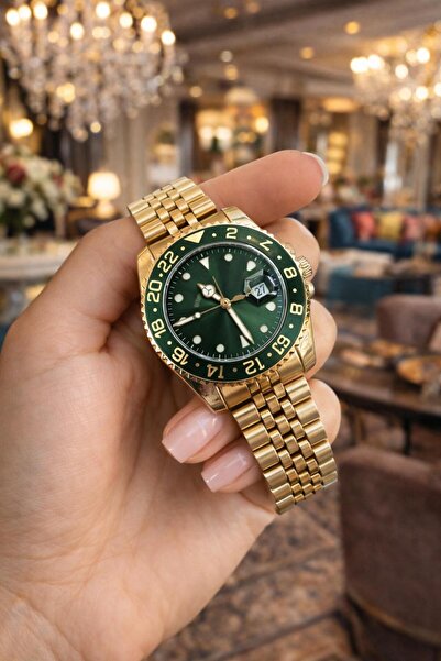 LOOQ Takvimli Retro Çelik Kordon Erkek Kol Saati